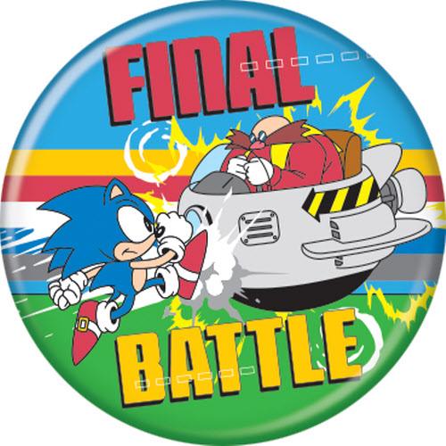 Sonic The Hedgehog Final Battle 1.25 Inch Button