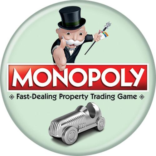 Monopoly 1.25 Inch Button
