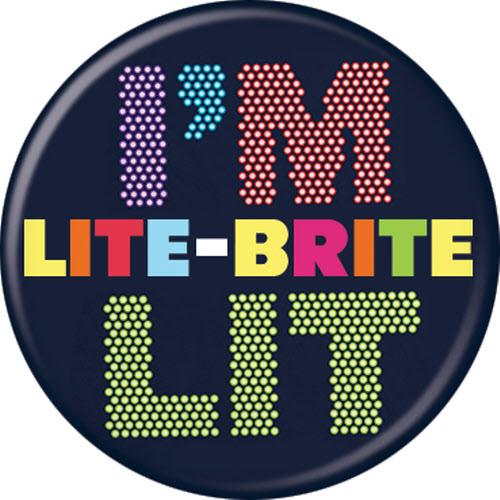 Lite Brite 1.25 Inch Button