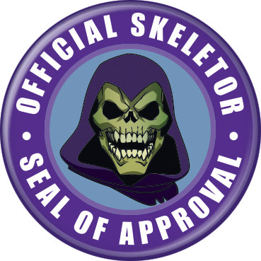Masters Of The Universe Skeletor Seal Of Approval 1.25 Inch Button