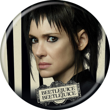 Beetlejuice Beetlejuice  Lydia Headshot 1.25 Inch Button