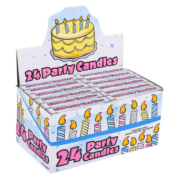 2.5" Birthday Spiral Candles