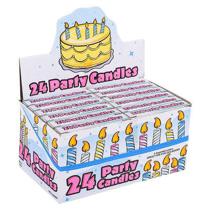 2.5" Birthday Spiral Candles
