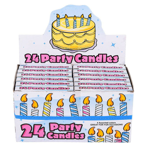 2.5" Birthday Spiral Candles