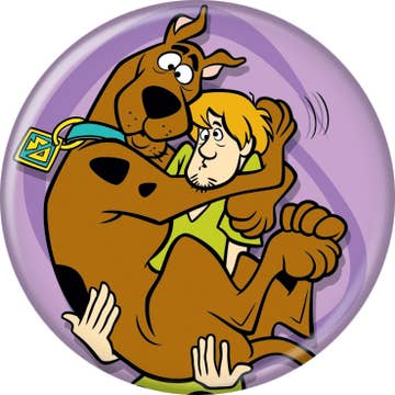 Scooby-Doo! Scooby And Shaggy 1.25 Inch Button
