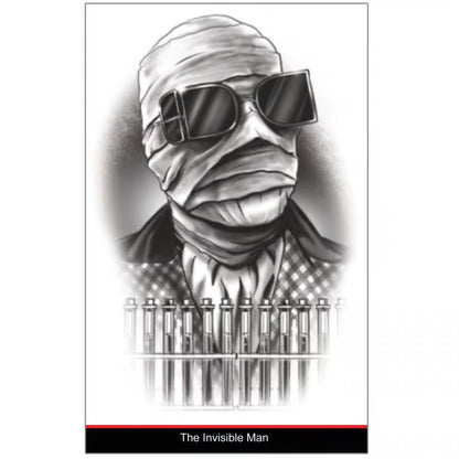 Universal Monsters The Invisible Man Temporary Tattoo FX