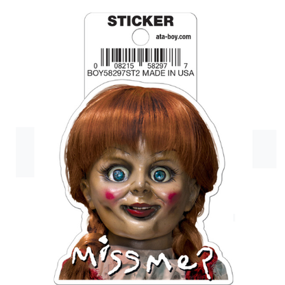 Annabelle Miss Me? Sticker