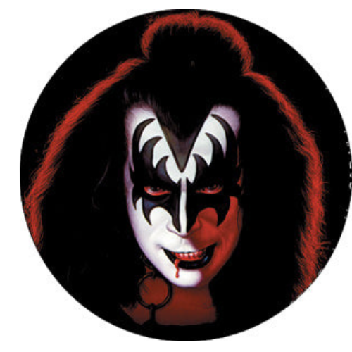 KISS Demon Simmons 1.25 Inch Button
