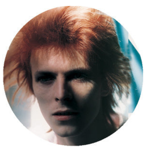 David Bowie Face 1.25 Inch Button