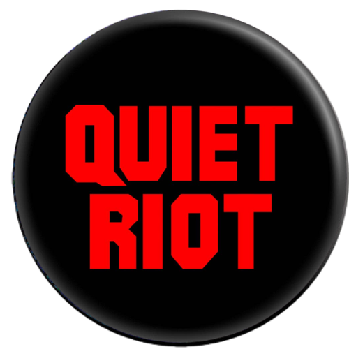 Quiet Riot Logo 1.25 Inch Button