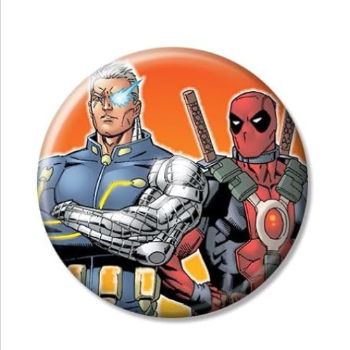 Marvel Deadpool and Luke Cage Button 1.25" Round