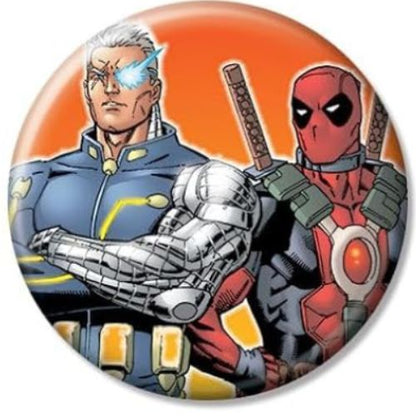 Marvel Comics Deadpool And Luke Cage 1.25 Inch Button