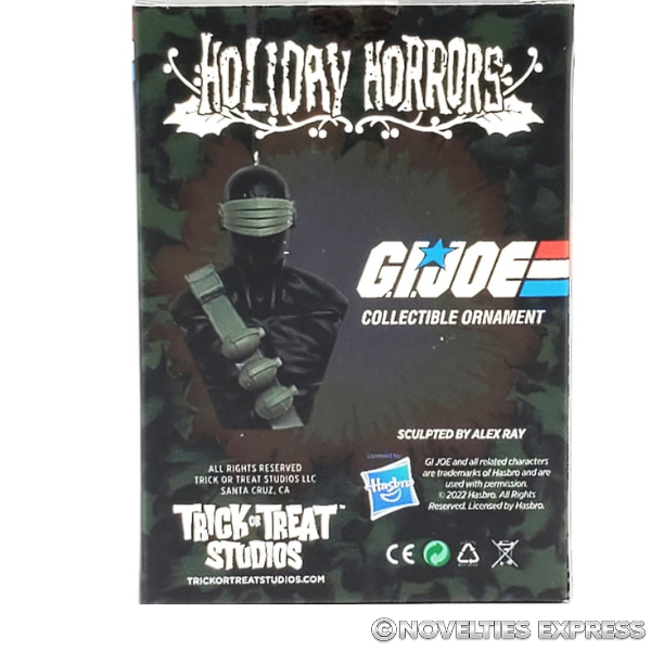 G.I. Joe Snake Eyes Bust Ornament