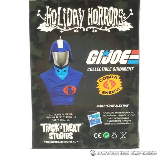 G.I. Joe Cobra Commander Bust Ornament