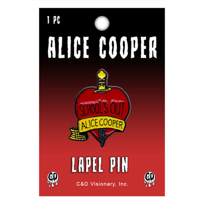 Alice Cooper School's Out Enamel Pin