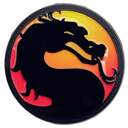 Mortal Kombat Logo Enamel Pin