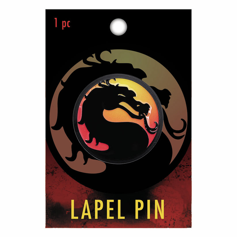 Mortal Kombat Logo Enamel Pin