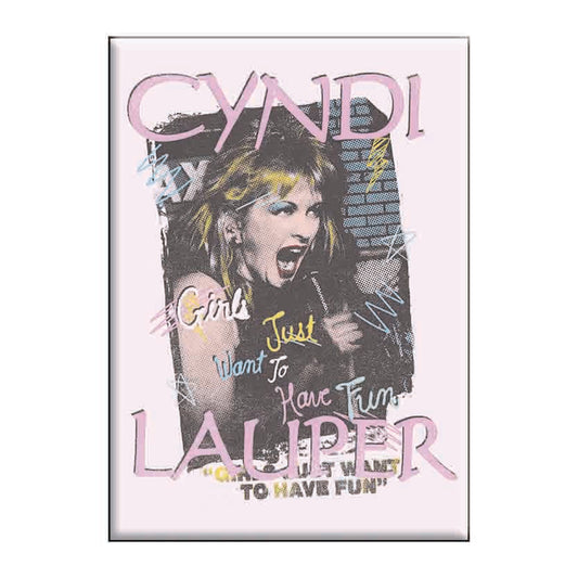 Cyndi Lauper Magazine Magnet