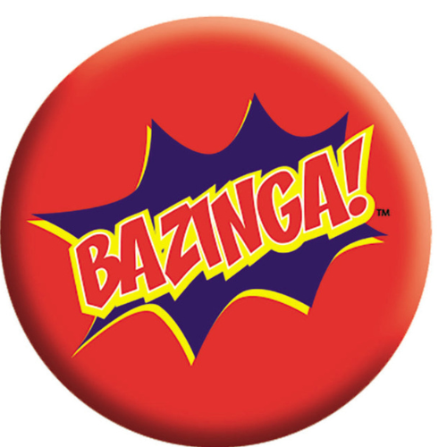 The Big Bang Theory Bazinga! 1.25 Inch Button
