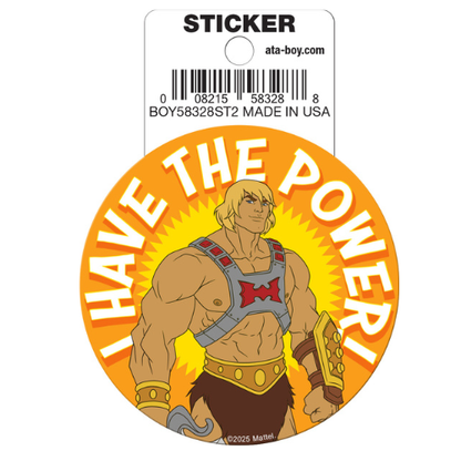 Masters of the Universe He-Man I Have the Power Sticker