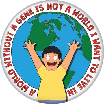 Bob's Burgers Gene 1.25 Inch Button