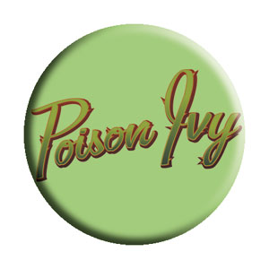 DC Bombshells Poison Ivy Logo 1.25 Inch Button