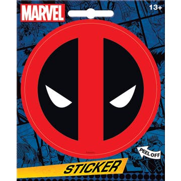 Marvel Comics Deadpool Logo Sticker