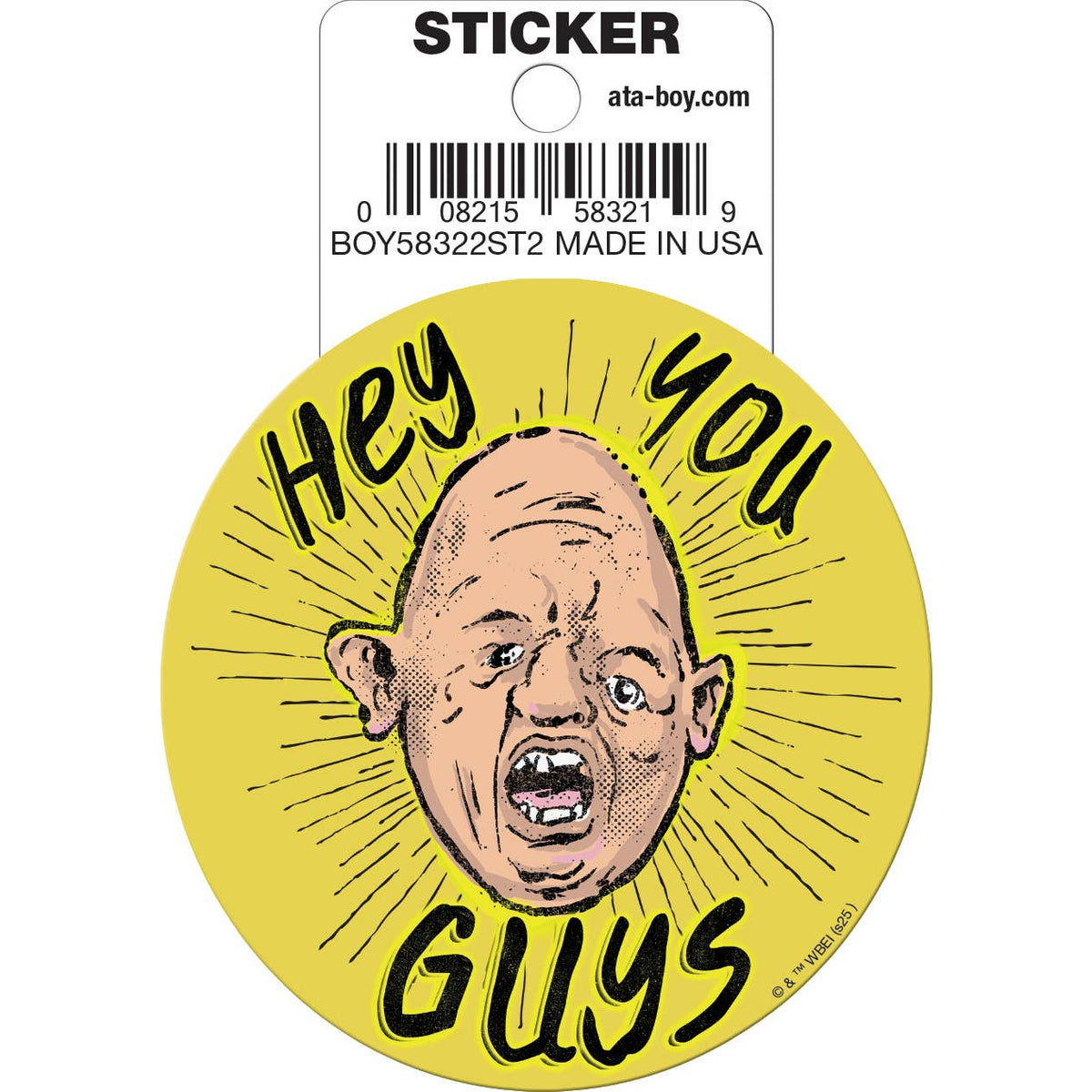 The Goonies Hey You Guys Sticker