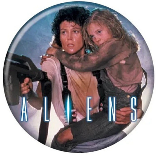 Alien Ripley and Newt Button 1.25" Round